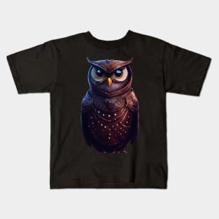 The Great Horn Owl Kids T-Shirt